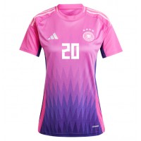 Camisa de time de futebol Alemanha Benjamin Henrichs #20 Replicas 2º Equipamento Feminina Europeu 2024 Manga Curta